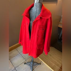 Woolrich Red Coat.  (Vintage)